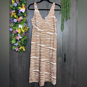 1💙2/$40💙NWT A New Day Printed Sleeveless Midi Dress Size Small